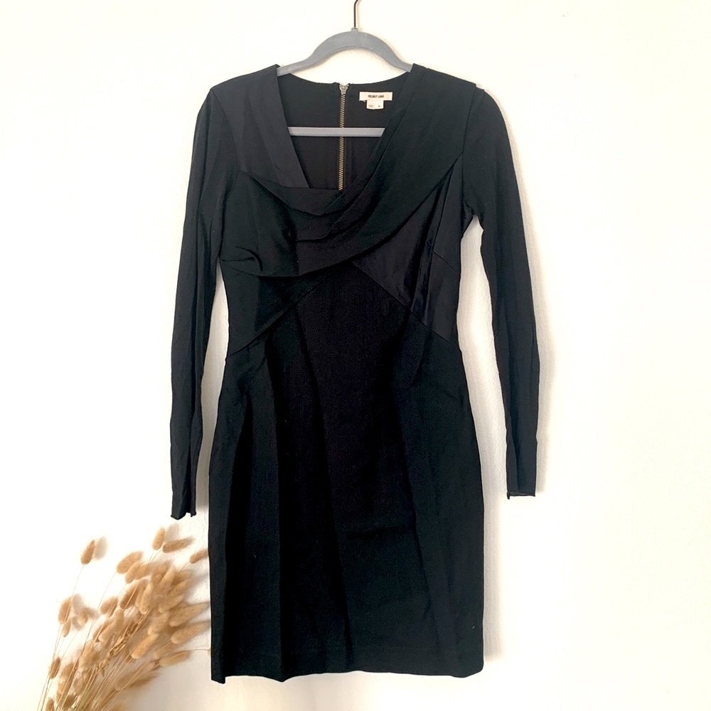 HELMUT LANG Long-sleeve Mini Dress